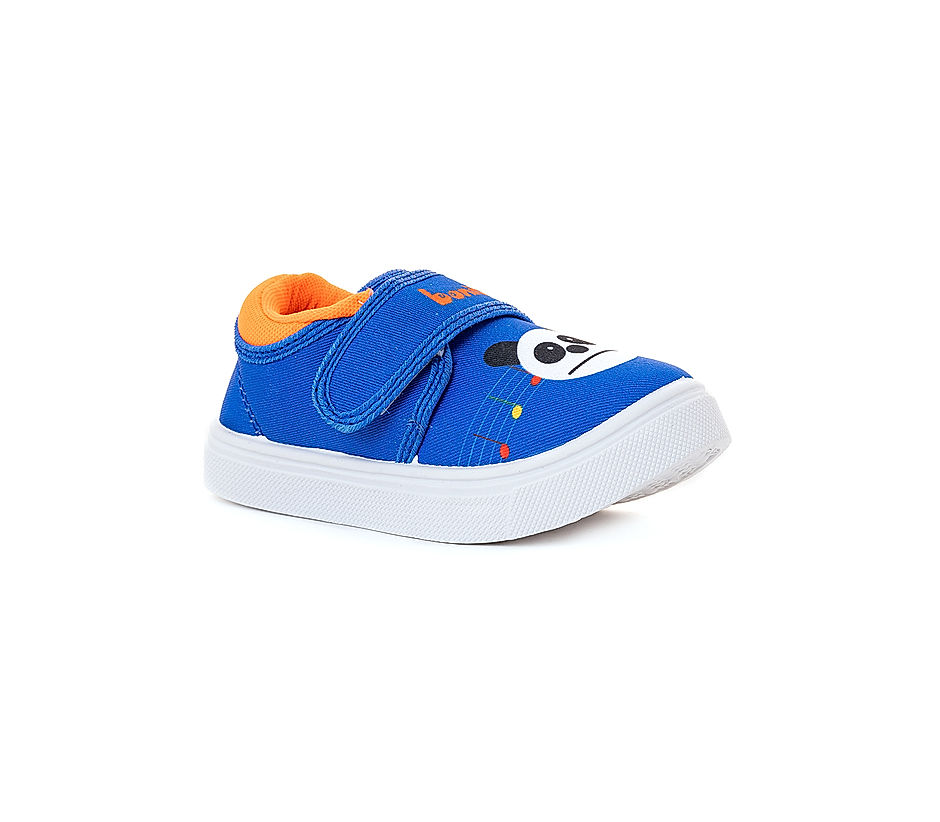Blue canvas shoes online