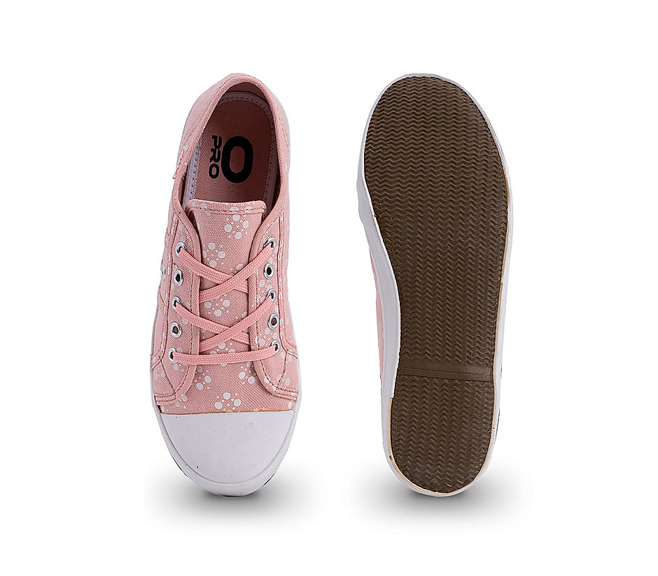 KHADIM Pro Pink Plimsoll Canvas Shoe for Women (4061425)