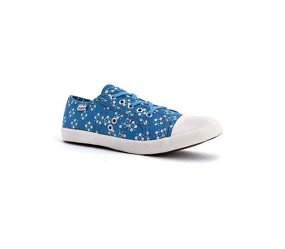 Pro Blue Plimsoll Casual Canvas Shoe for Women