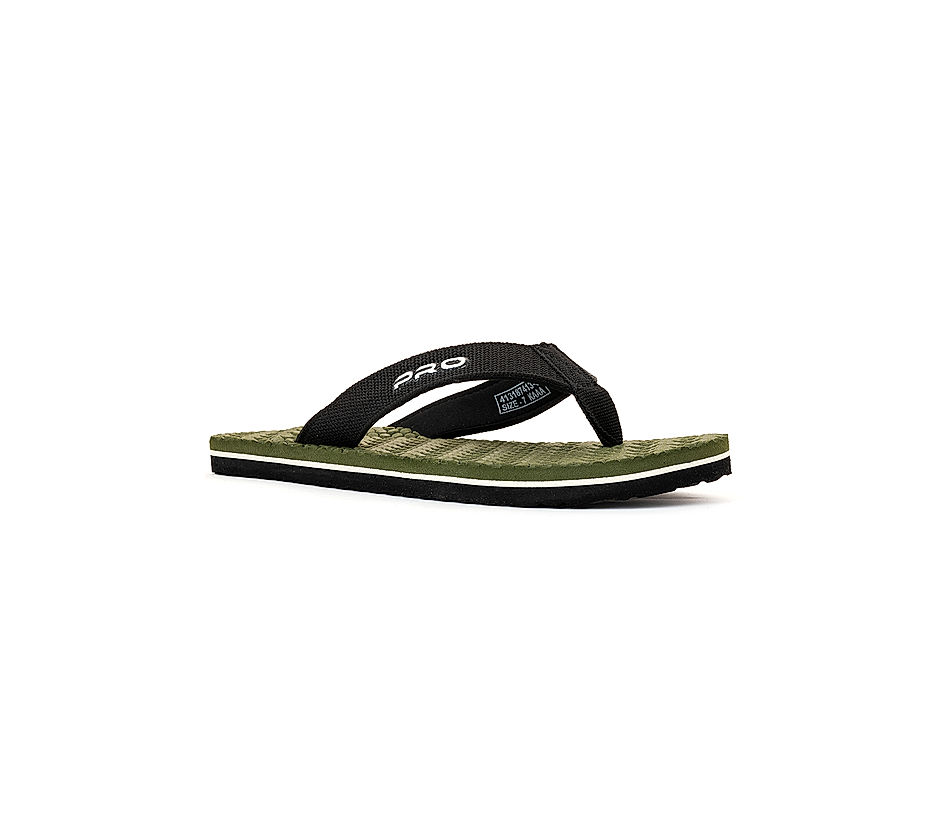 Pro Black Thong Slippers for Men