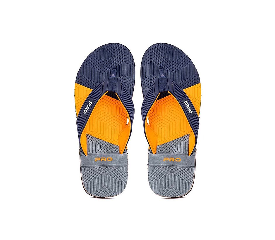 KHADIM Pro Navy Blue Indoor Slippers for Men 4132039