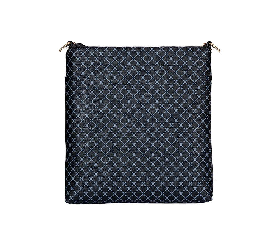 Khadim Black Crossbody Sling Bag for Women 4514536