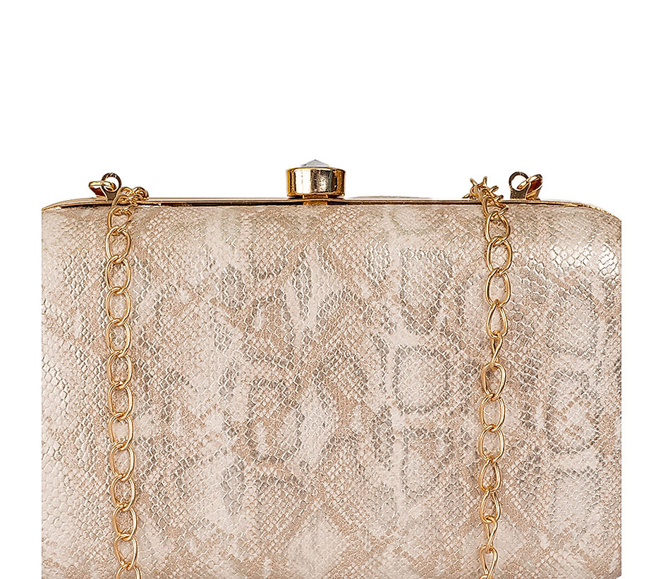 Khadim Beige Sling Bag Purse for Women 4514888
