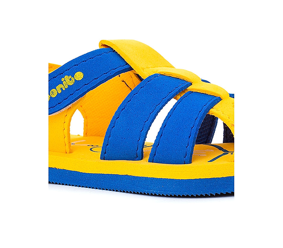 KHADIM Bonito Yellow Casual Fisherman Sandal for Kids 2 4.5 yrs 472