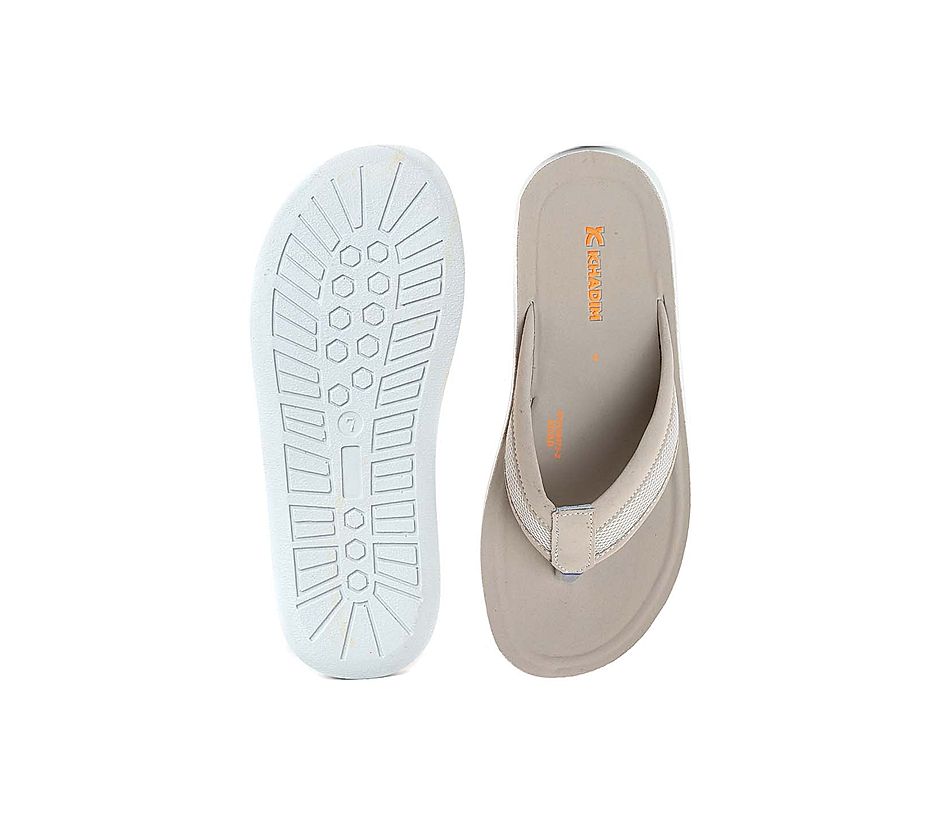 KHADIM Grey Casual Flip Flops for Men (4731592)