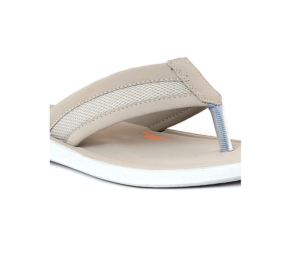 KHADIM Grey Casual Flip Flops for Men 4731592
