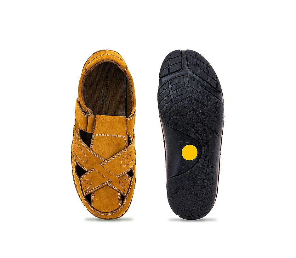 British Walkers Tan Leather Shoe Sandal for Men