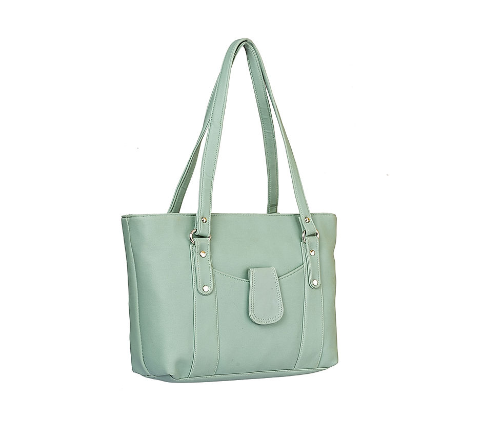 Khadim Women Green Handbag