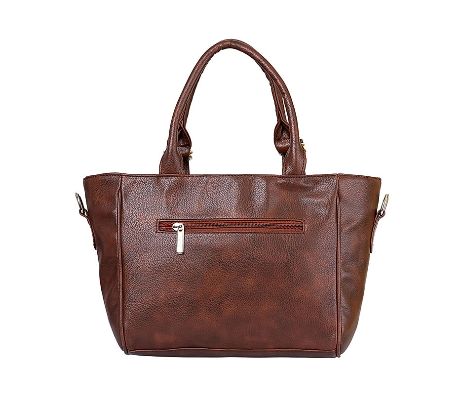 Khadim Brown Sling Handbag for Women 5092674