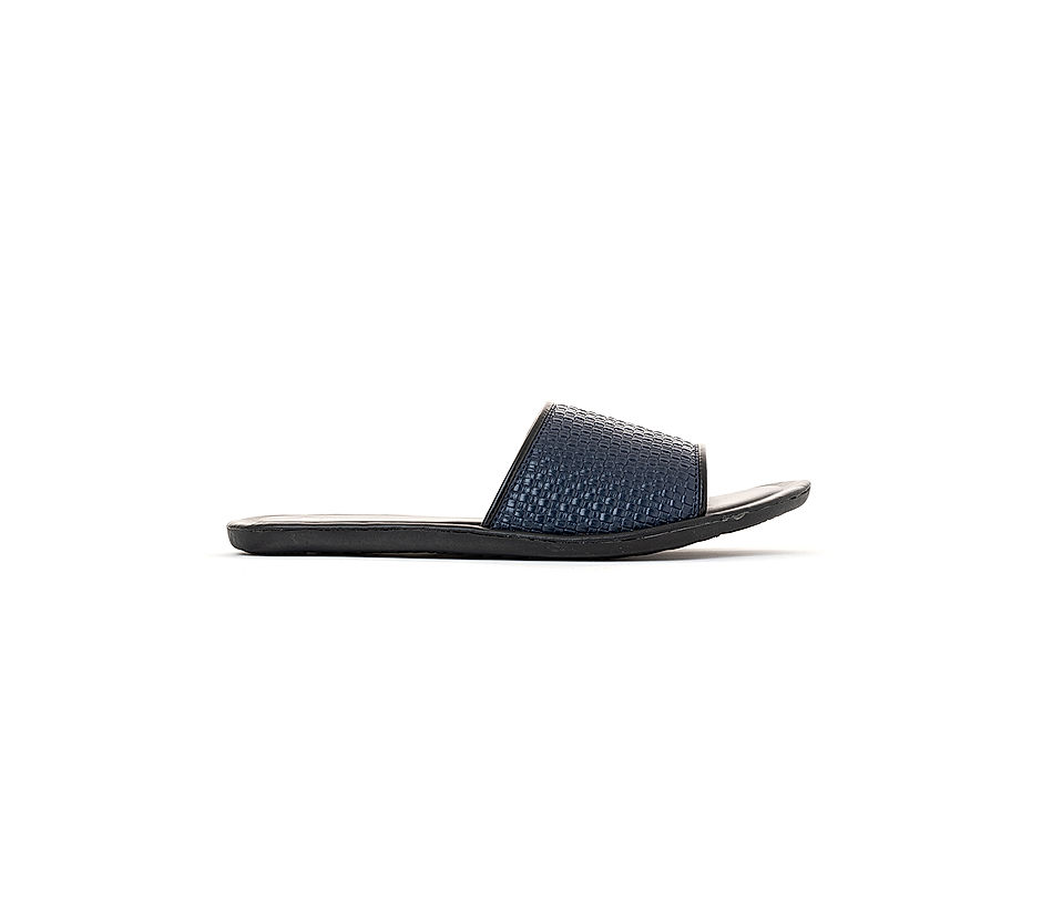 KHADIM Navy Blue Casual Mule Slip On Sandal for Men (5150599)