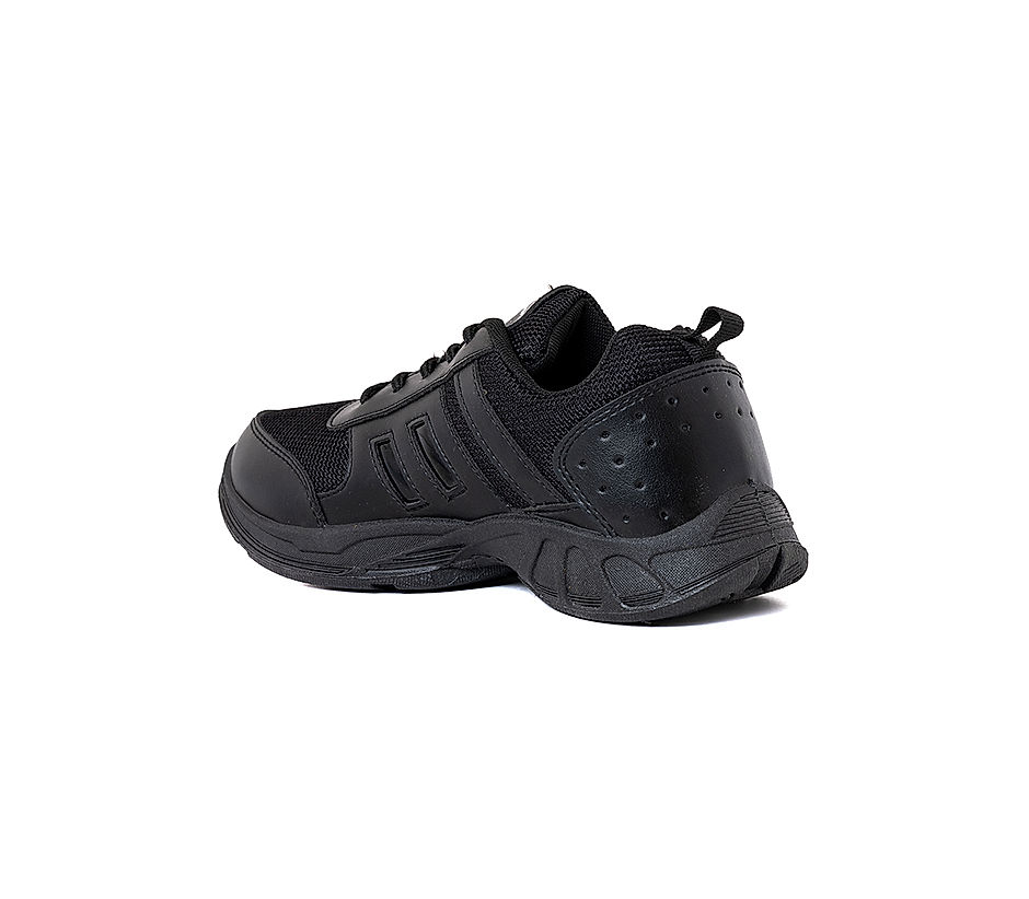 KHADIM Black School Sports Shoes for Boys - 8-13 yrs (5197576)