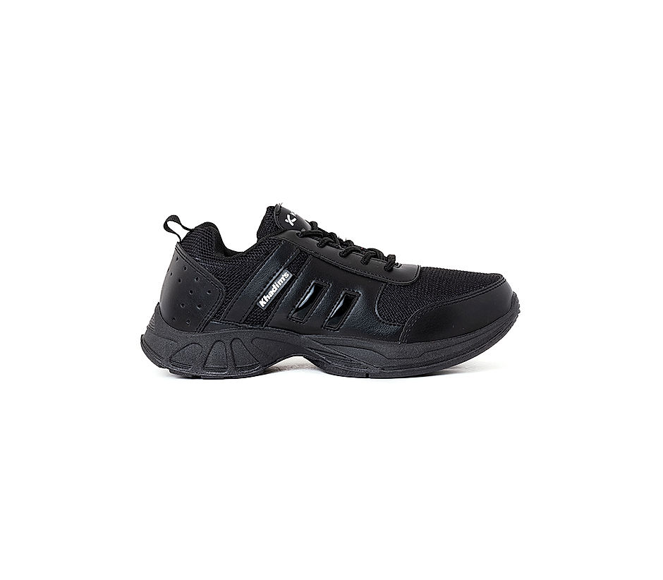 KHADIM Black School Sports Shoes for Boys - 8-13 yrs (5197576)