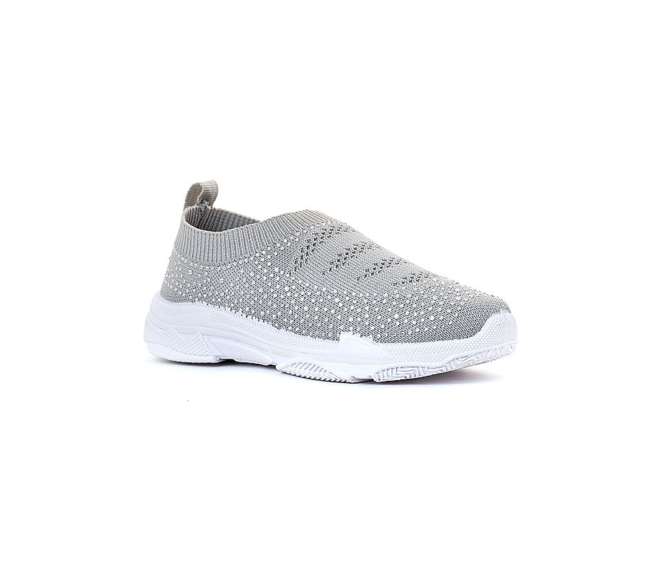 KHADIM Adrianna Grey Outdoor Sports Shoes for Girls 4 7.5 yrs 51993
