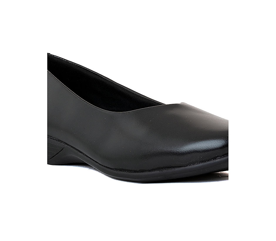 KHADIM Black Slip On Casual Shoe for Women 5241106