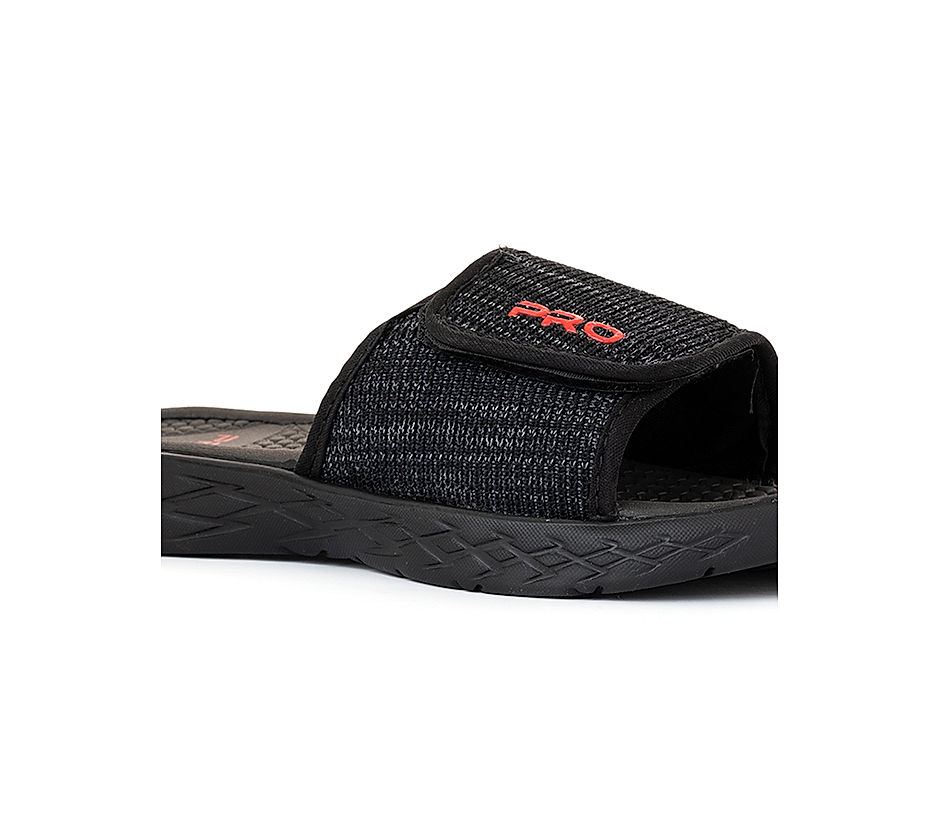 Grey slider slippers deals