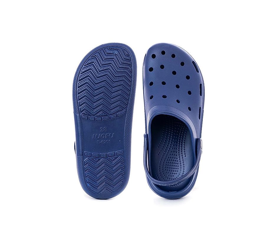 KHADIM Waves Blue Washable Clog Sandal for Women (5330779)