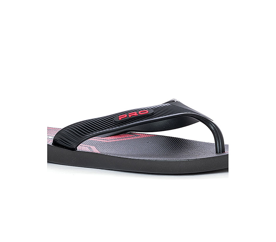 KHADIM Pro Black Washable Slippers for Men (5330786)