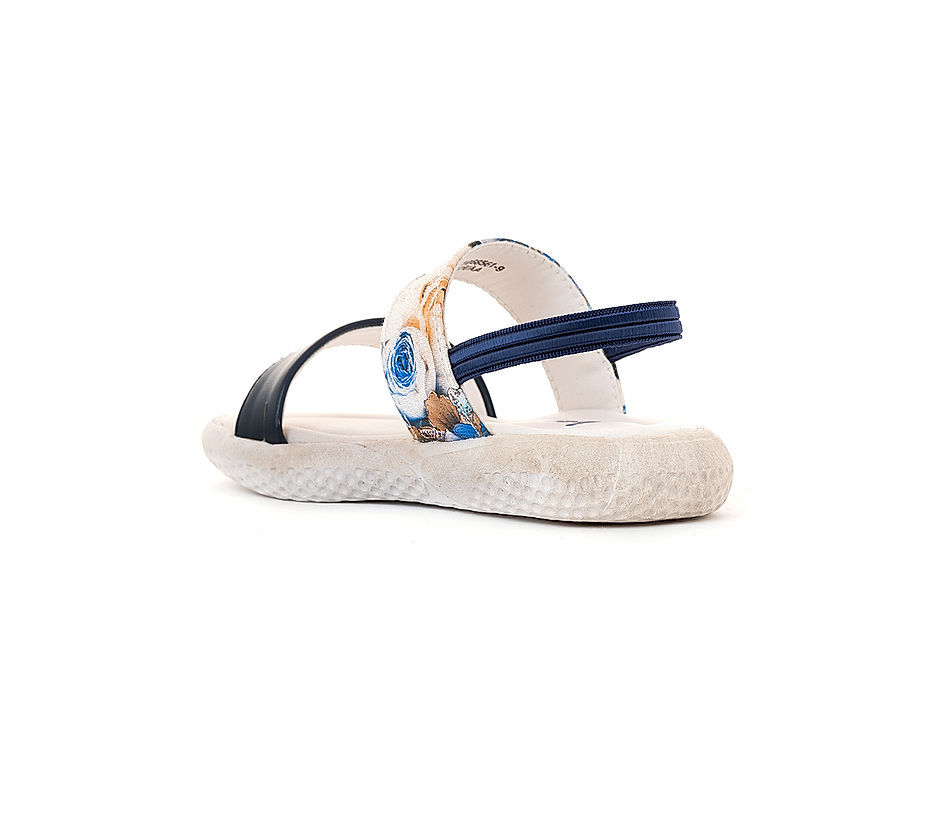 KHADIM Bonito Navy Blue Flat Slingback Sandal for Girls - 2-4.5 yrs (5610689)