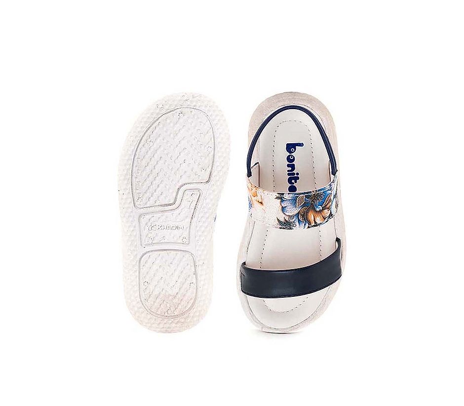 KHADIM Bonito Navy Blue Flat Slingback Sandal for Girls - 2-4.5 yrs (5610689)