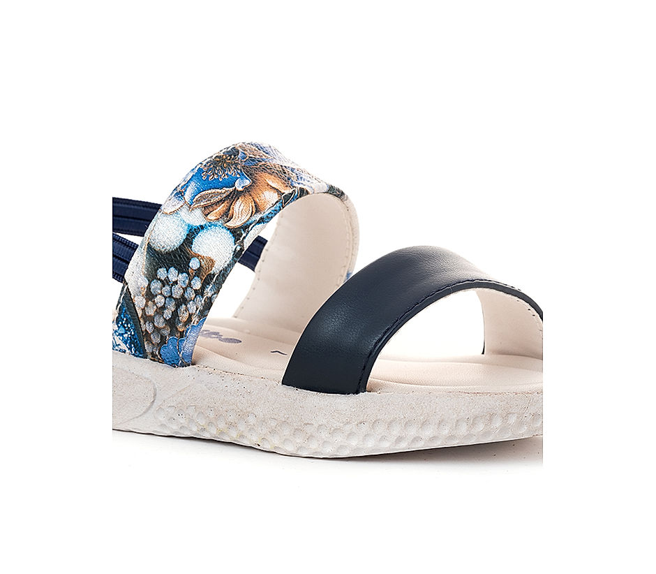 KHADIM Bonito Navy Blue Flat Slingback Sandal for Girls - 2-4.5 yrs (5610689)