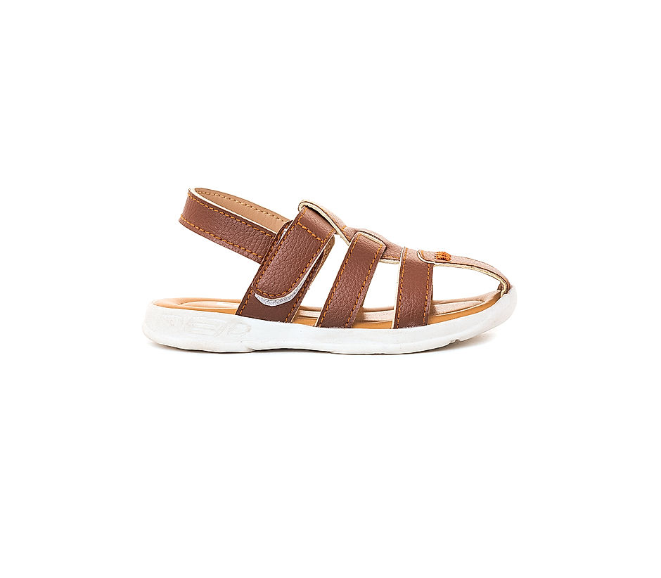 KHADIM Bonito Brown Casual Fisherman Sandal for Boys - 2-4.5 yrs (5610853)