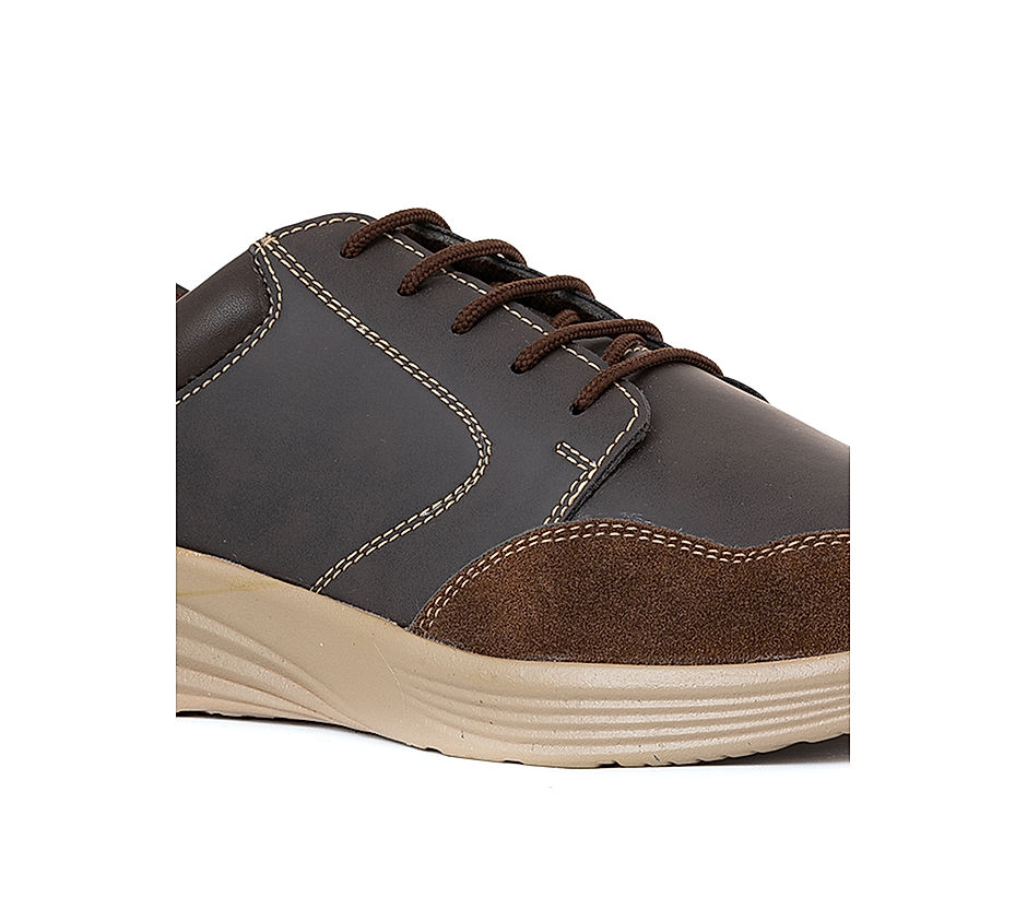 KHADIM Turk Grey Derby Sneakers Casual Shoe for Men 5660974