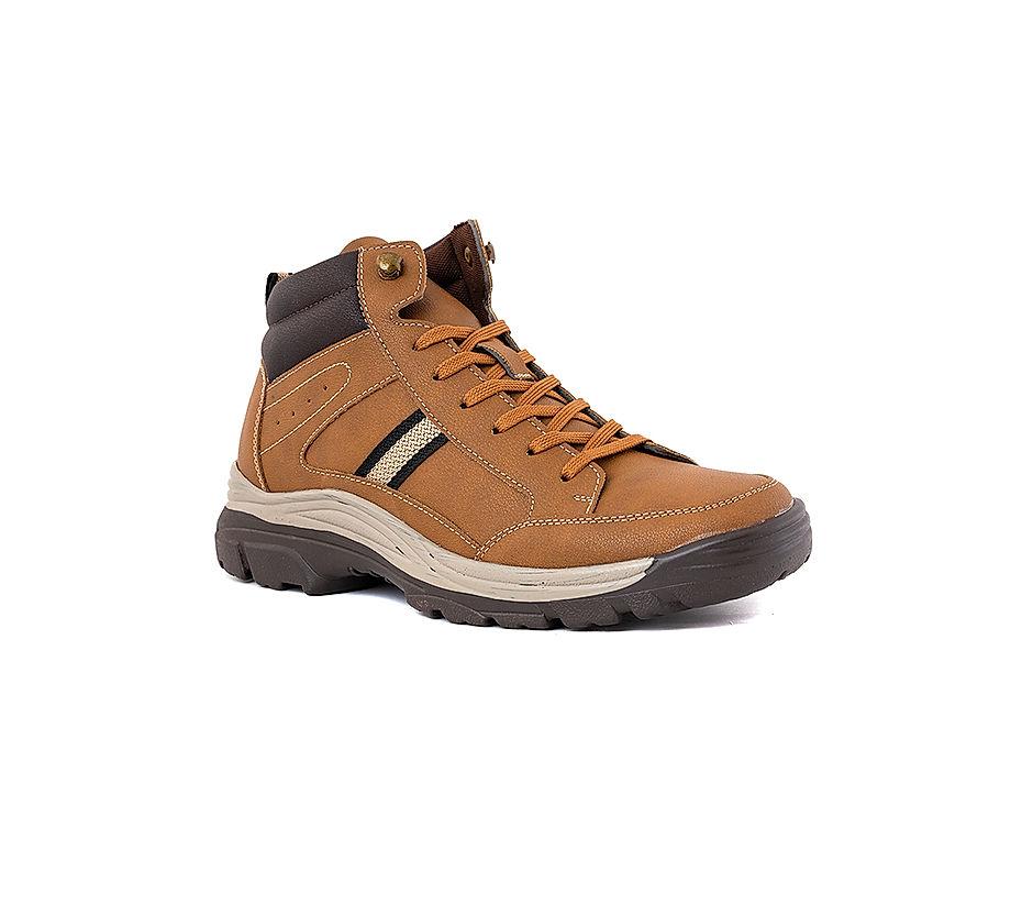 KHADIM Turk Brown Hiking Boots for Men 5661198