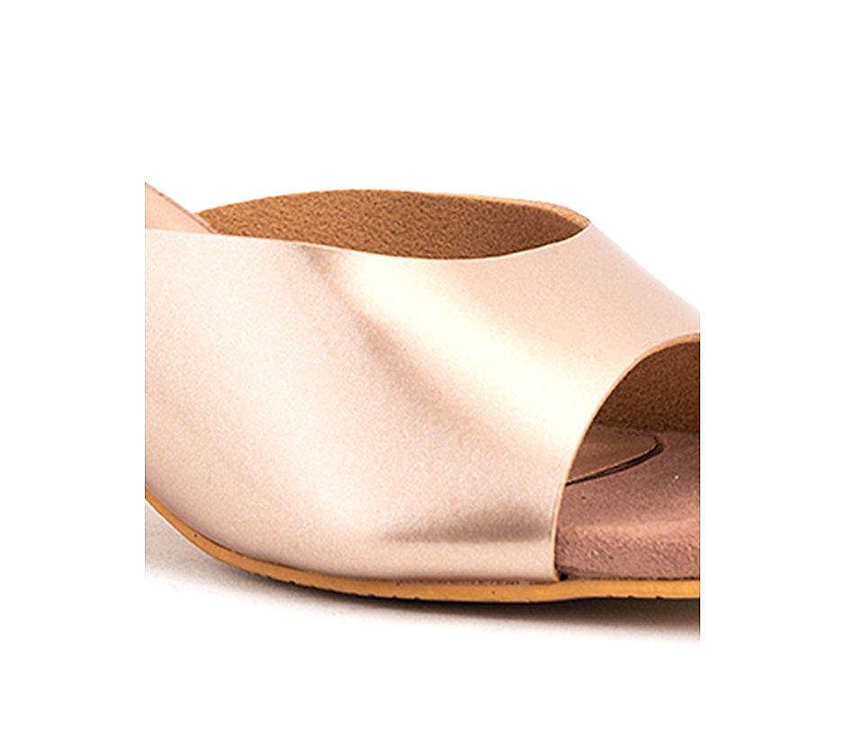 Rose gold mules outlet