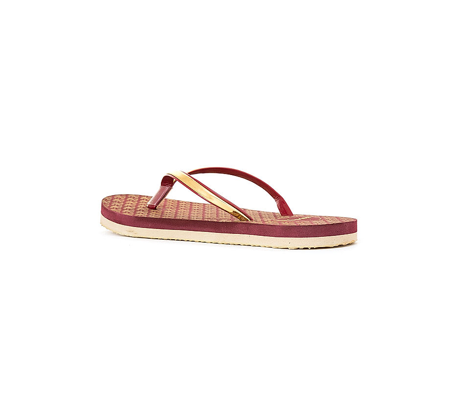 Maroon slippers online