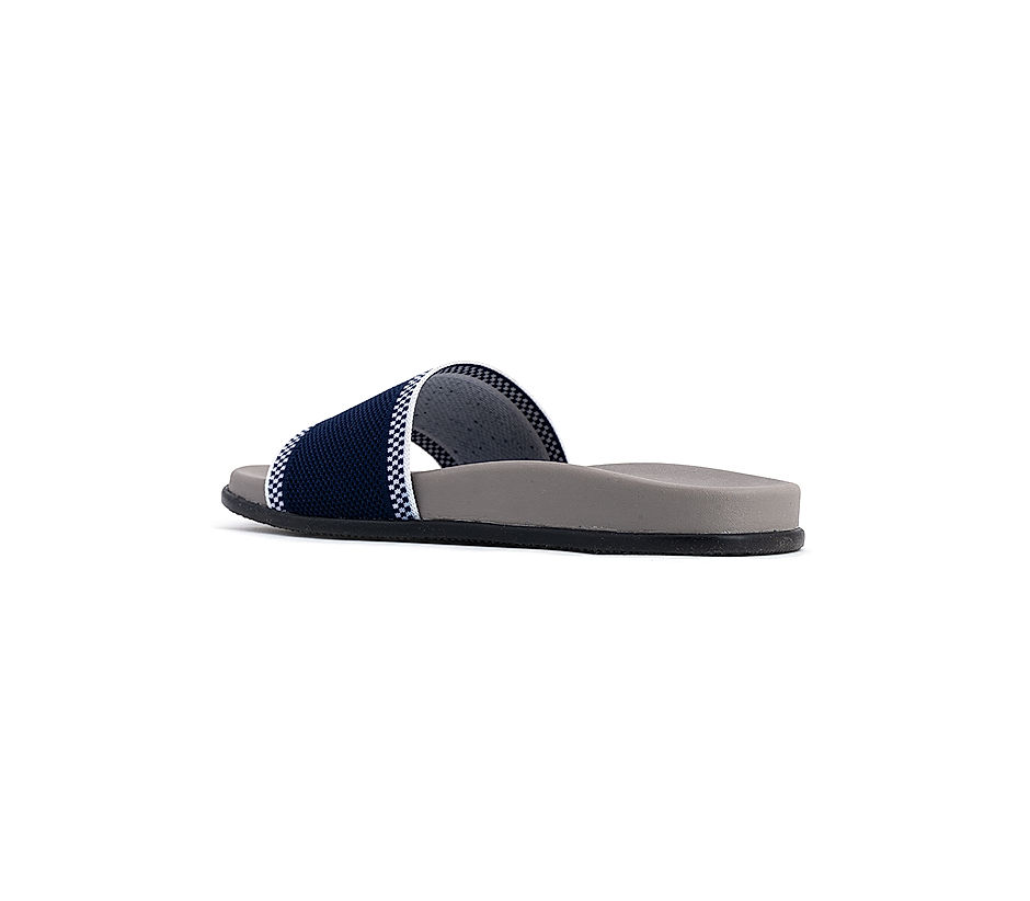 KHADIM Pro Navy Blue Casual Mule Slide Slippers for Women (6550119)