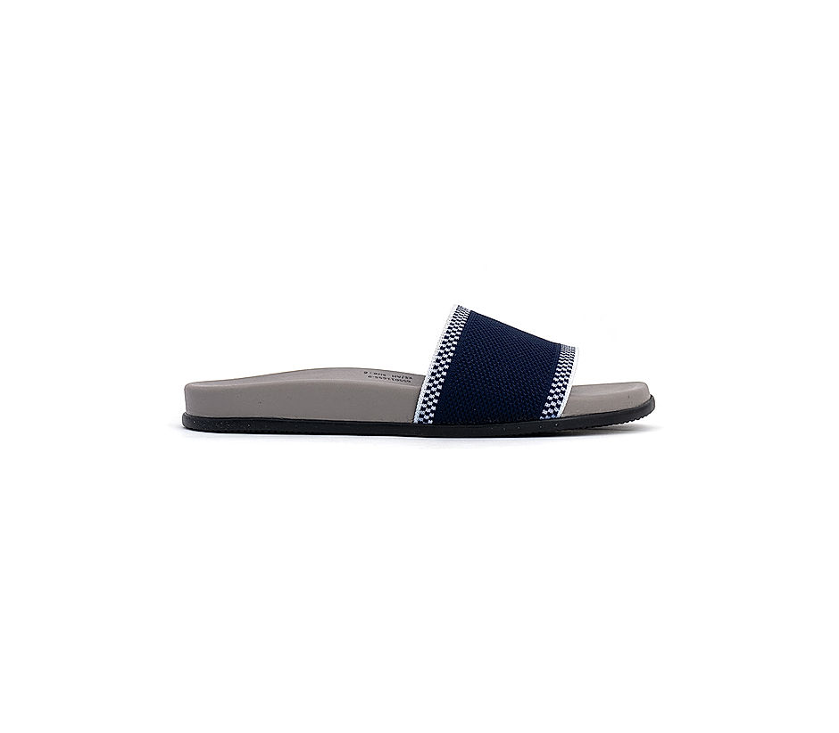 KHADIM Pro Navy Blue Casual Mule Slide Slippers for Women (6550119)