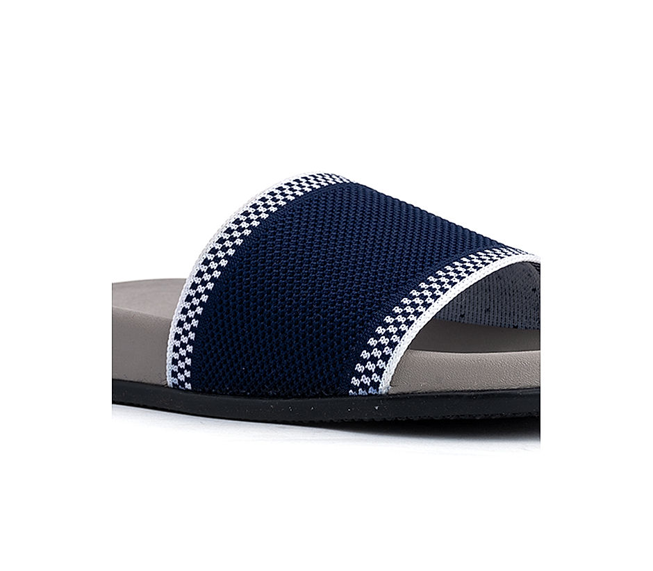 KHADIM Pro Navy Blue Casual Mule Slide Slippers for Women (6550119)