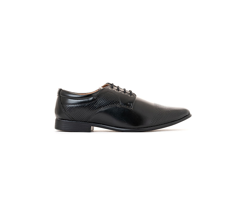 KHADIM Lazard Black Formal Derby Shoe for Men (6550206)