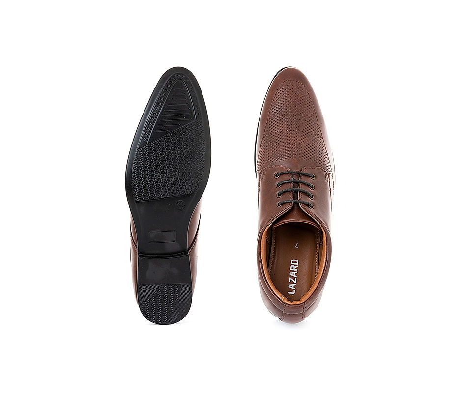 KHADIM Lazard Brown Formal Derby Shoe for Men (6550214)
