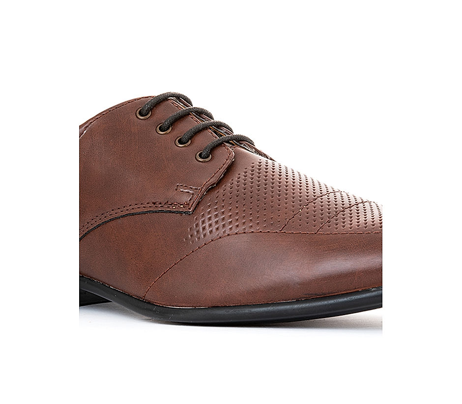KHADIM Lazard Brown Formal Derby Shoe for Men (6550214)
