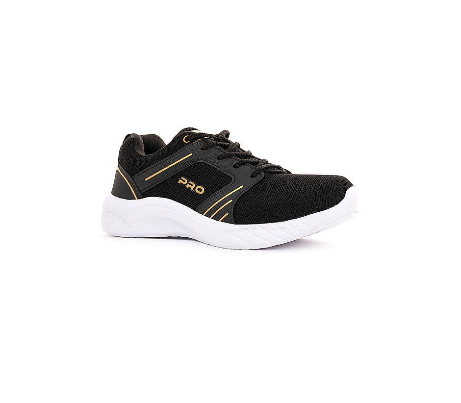 Buy Pro Black Running Sports Shoes for Men Online at Khadims 67000467060