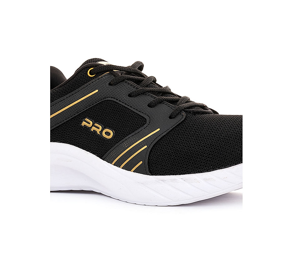 Buy Pro Black Running Sports Shoes for Men Online at Khadims 67000467060
