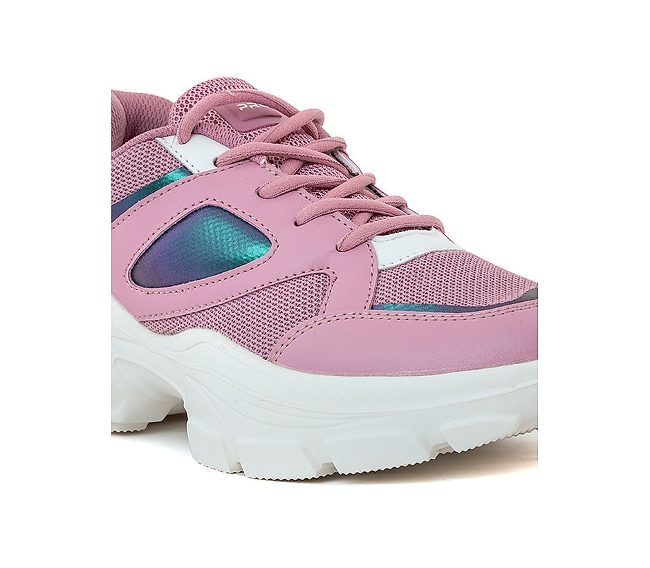 Pink gym shoes sales