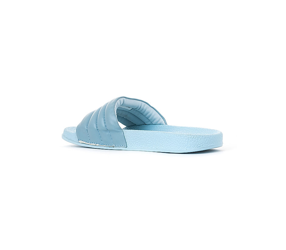 KHADIM Waves Blue Casual Mule Slide Slippers for Women (6960042)