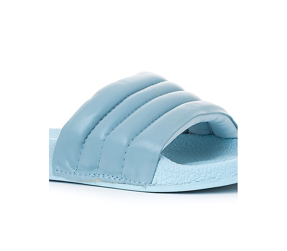 KHADIM Waves Blue Casual Mule Slide Slippers for Women (6960042)