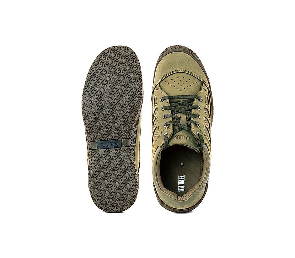 Olive green colour shoes top