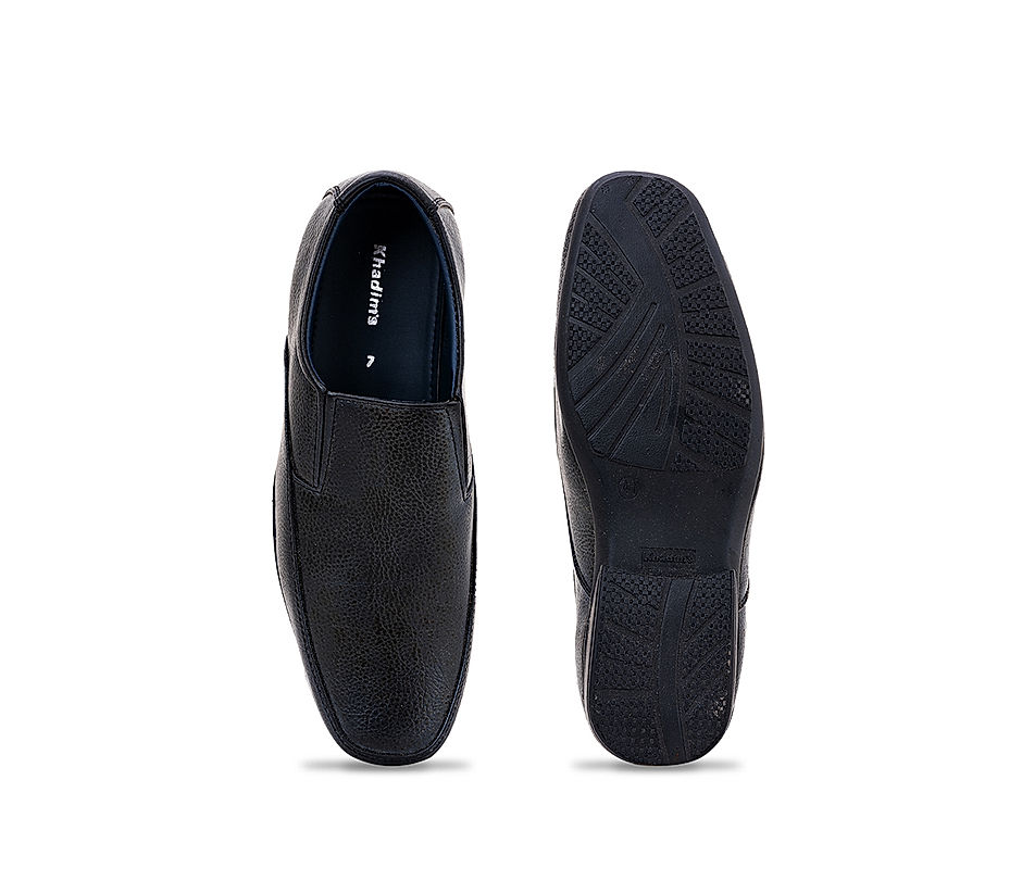 Khadim Black Slip On Formal Shoe for Men