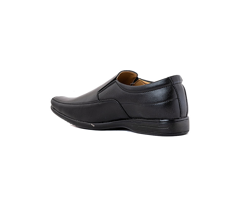 KHADIM Black Formal Slip On Shoe for Men (7236456)