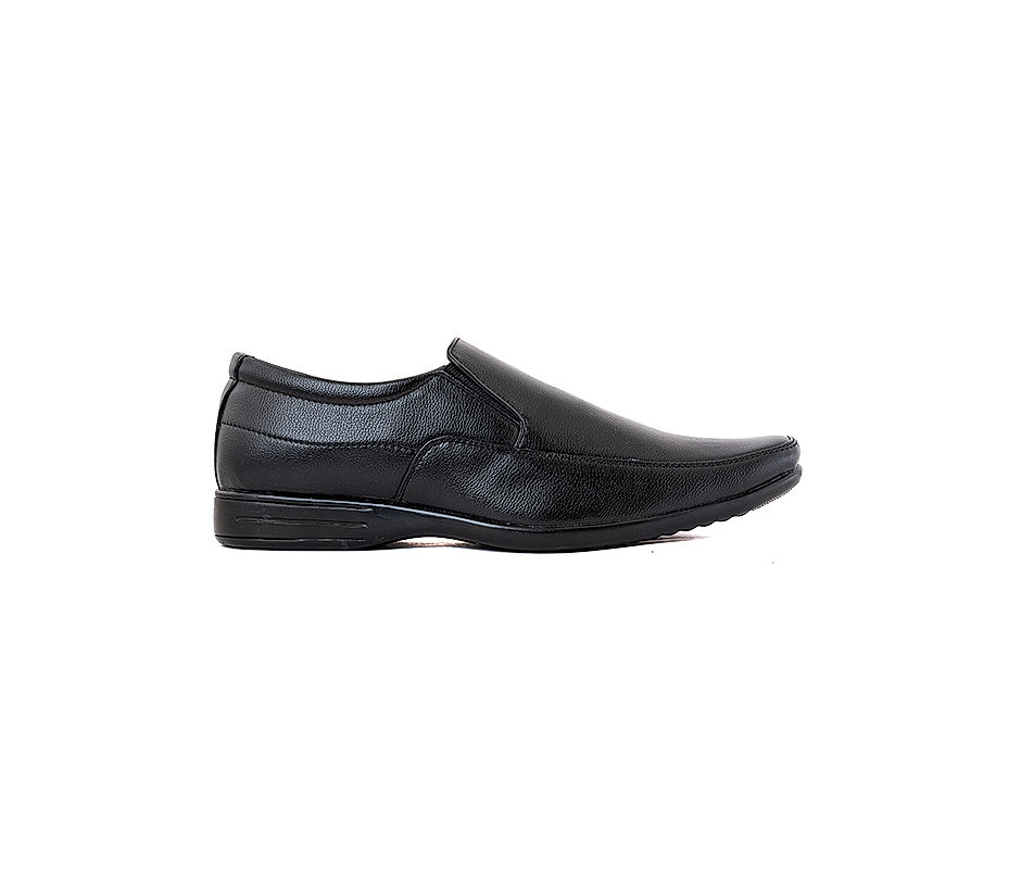 KHADIM Black Formal Slip On Shoe for Men (7236456)