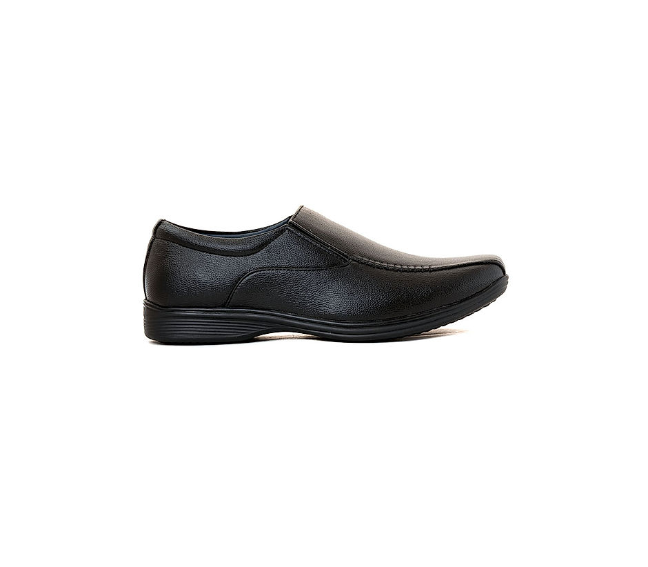 KHADIM Black Loafers Formal Shoe for Men (7236536)