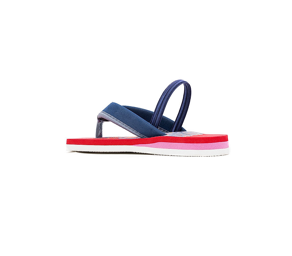 KHADIM Bonito Navy Blue Casual Slingback Slippers for Kids - 2-4.5 yrs (7281525)