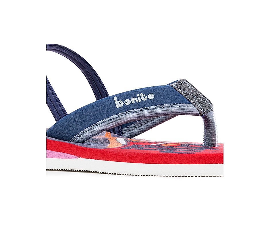 KHADIM Bonito Navy Blue Casual Slingback Slippers for Kids - 2-4.5 yrs (7281525)