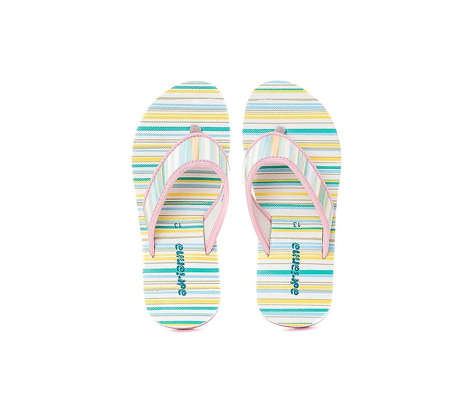KHADIM Adrianna Blue Casual Flip Flops for Girls - 4.5-12 yrs (7281729)