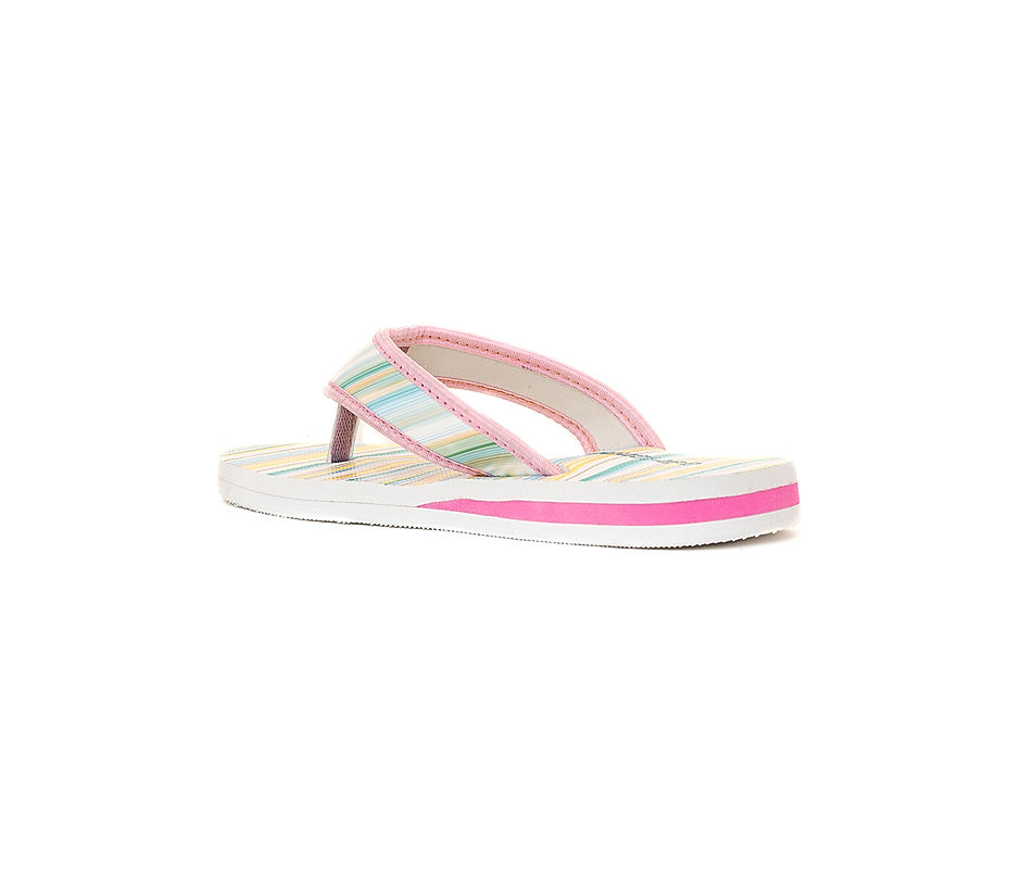 KHADIM Adrianna Blue Casual Flip Flops for Girls - 4.5-12 yrs (7281729)