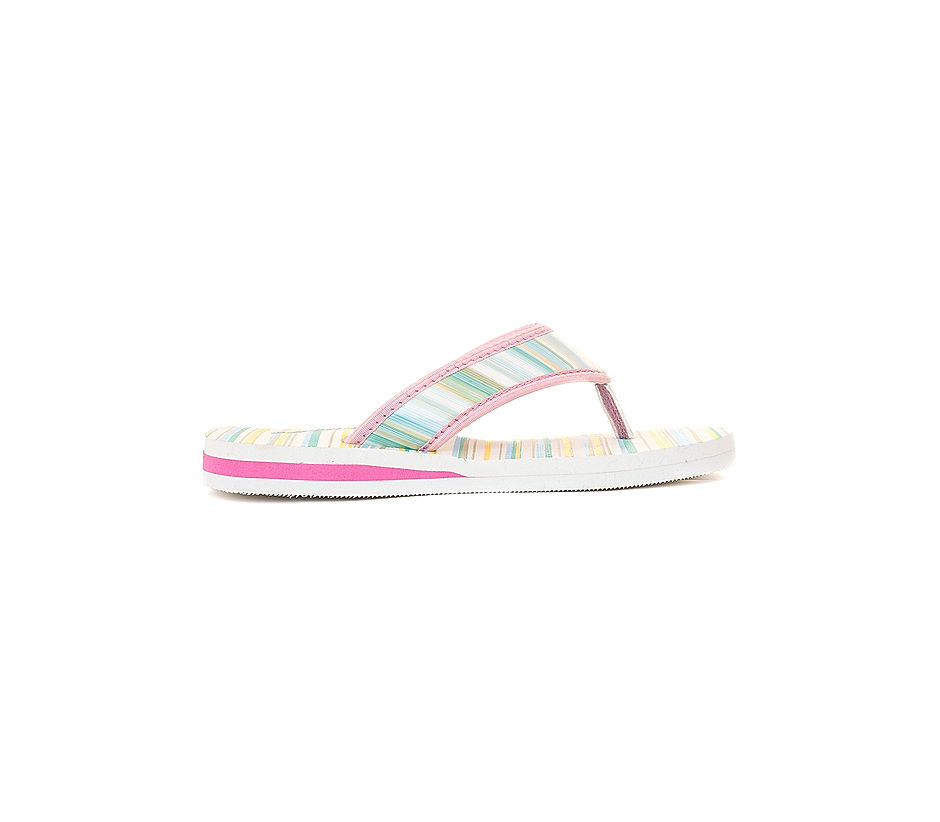 KHADIM Adrianna Blue Casual Flip Flops for Girls - 4.5-12 yrs (7281729)